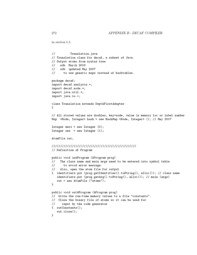 Compiler Design: Theory, Tools, and Examples - Page 272